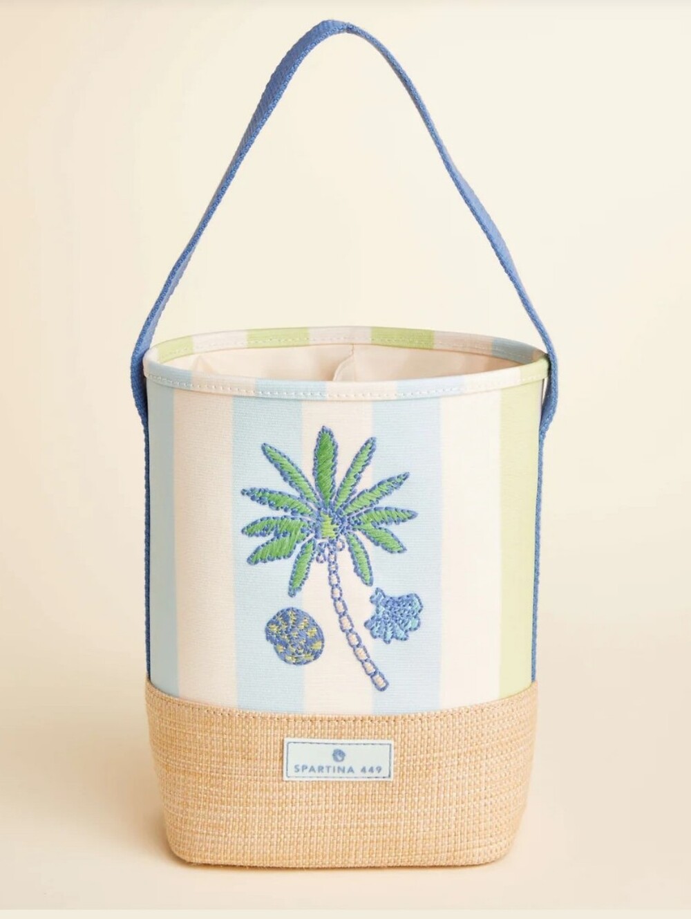 Spartina 449 Double Wine Caddy Overboard Stripe